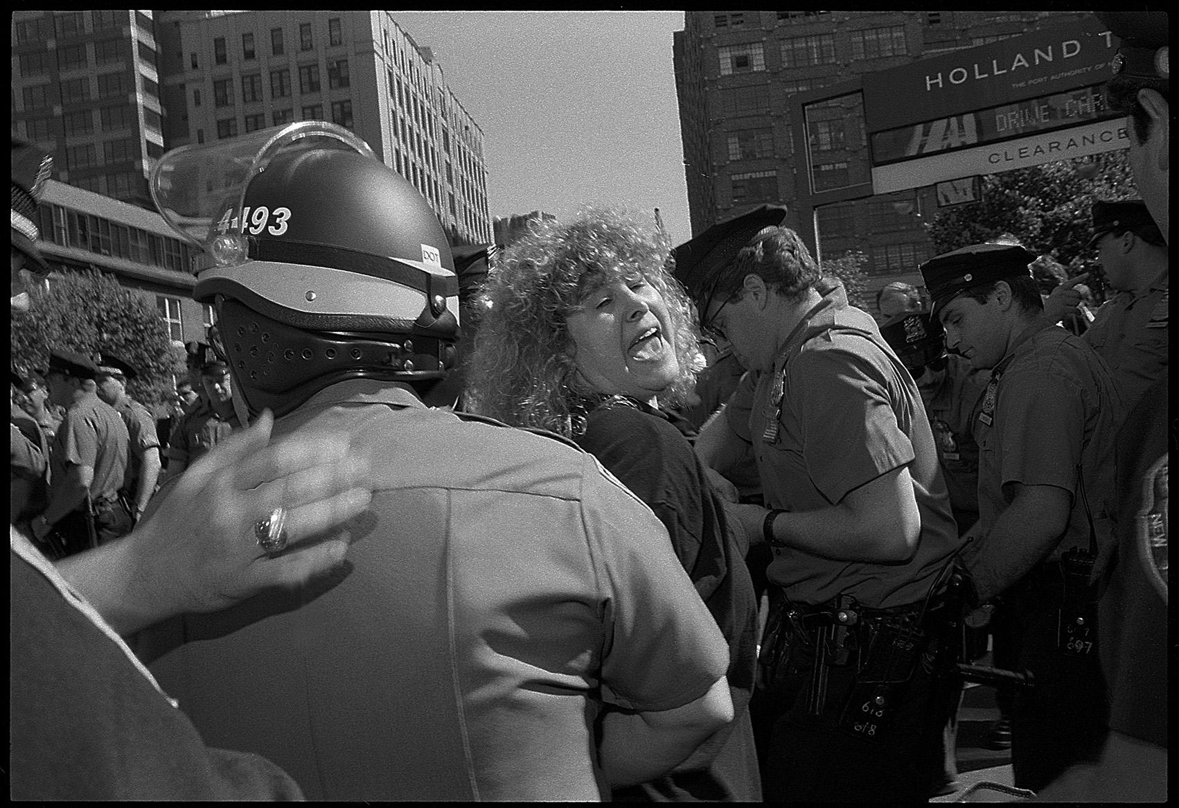 ‘Block the Holland Tunnel’, New York City, July 2, 1992.