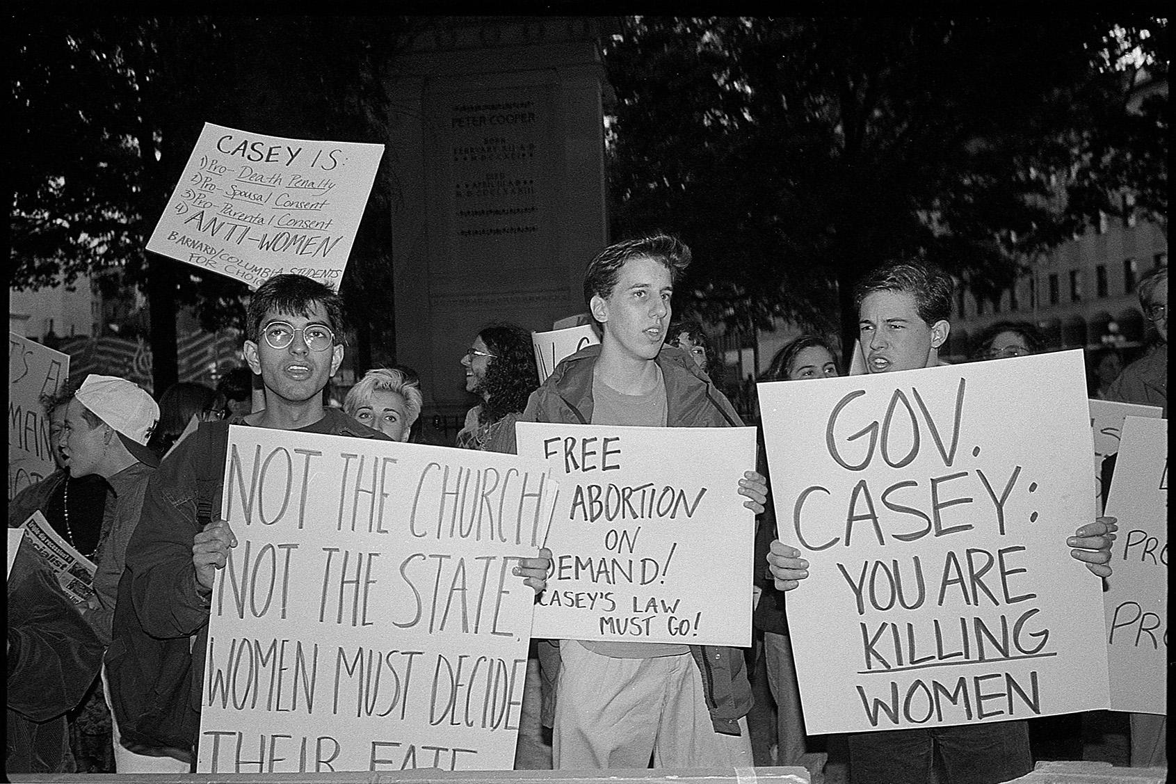 Students for Choice Cooper Union, New York City, October 2, 1992.
